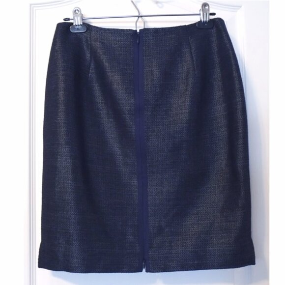 Blue Elie Tahari "Bennet" skirt - Picture 4 of 9